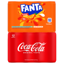 Coca-Cola of Fanta